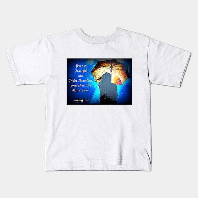 Rain Kids T-Shirt by Visually Lyrical